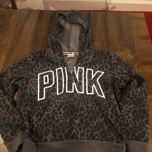 Cheetah print hoodie